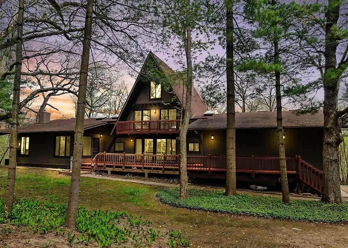 Ferienhaus Private A-frame - 5 Acres-fishing Pond-rock *