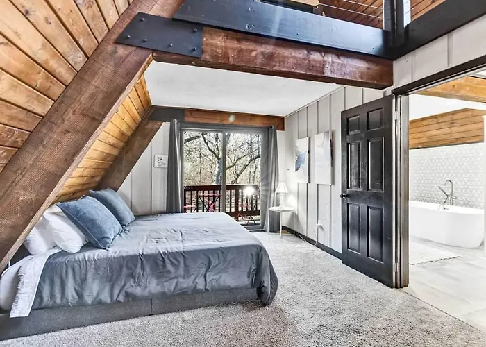Ferienhaus Private A-frame - 5 Acres-fishing Pond-rock Bull Valley