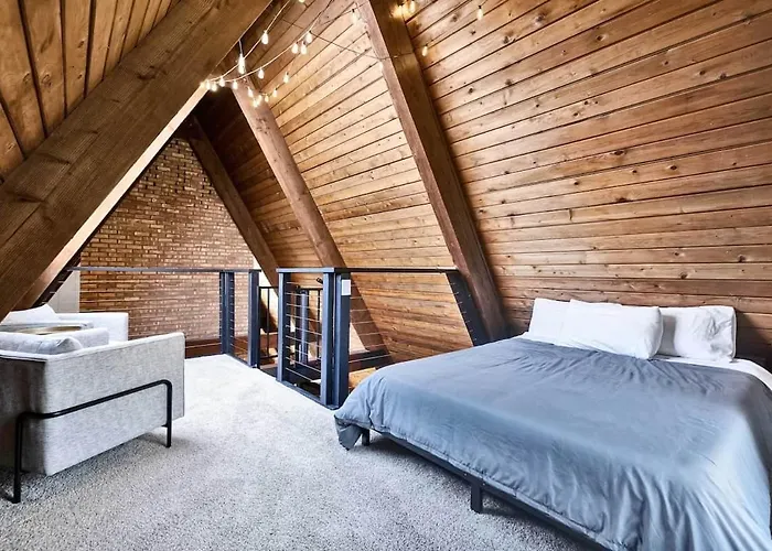 Ferienhaus Private A-frame - 5 Acres-fishing Pond-rock *