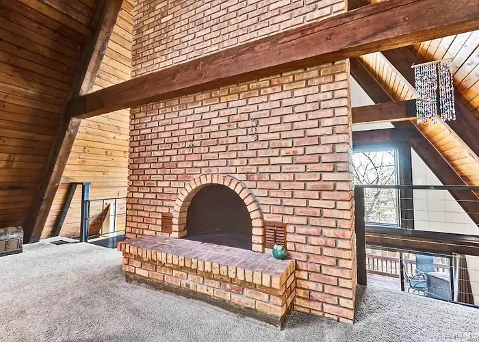 Private A-frame - 5 Acres-fishing Pond-rock Ferienhaus Bull Valley