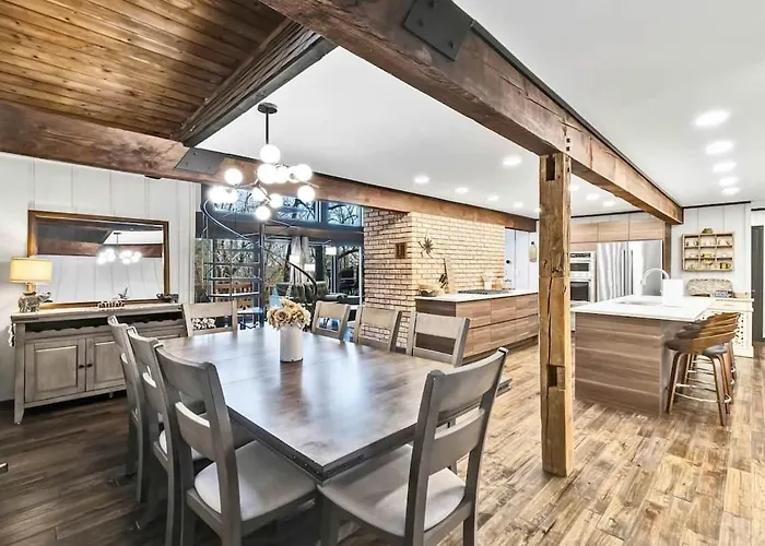 Private A-frame - 5 Acres-fishing Pond-rock Ferienhaus