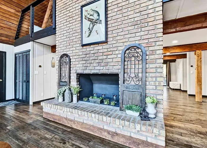 Ferienhaus Private A-frame - 5 Acres-fishing Pond-rock *
